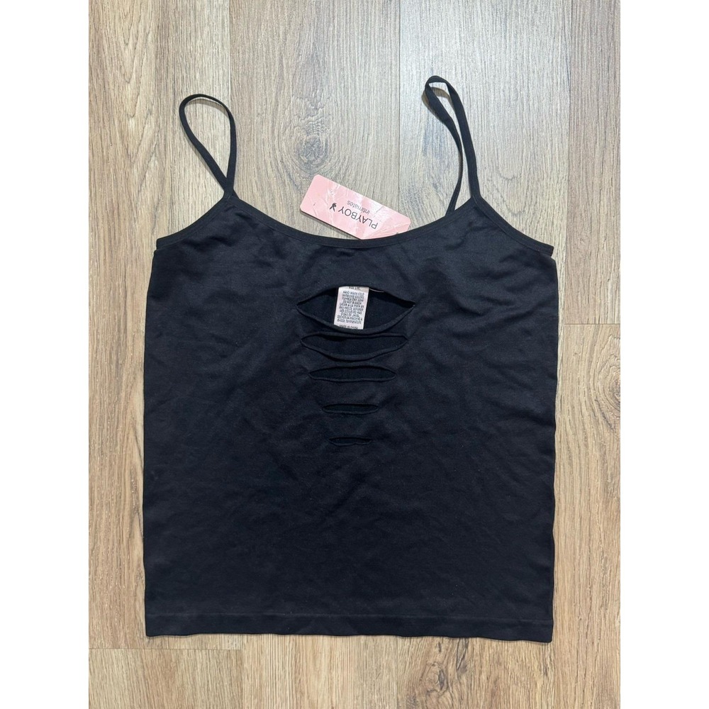 Y2K Vintage Playboy Bunny Head Cut Out‎ Tank Top Size L/XL